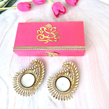 Festive T light Gift Box